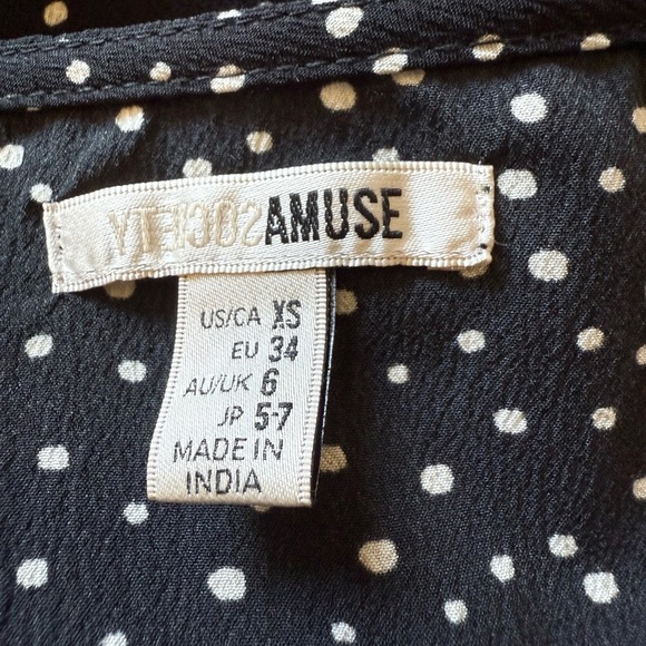 Amuse Society Keeping It Frill Dress Black and White Polka Dot Maxi in Size XS - Picture 11 of 13